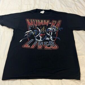 Short sleeve black Mumm-Ra Thundercats t shirt